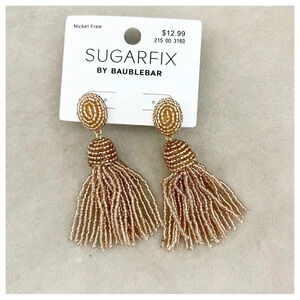 Sugarfix by Baublebar l Gold Beaded Drop Earrings 27
